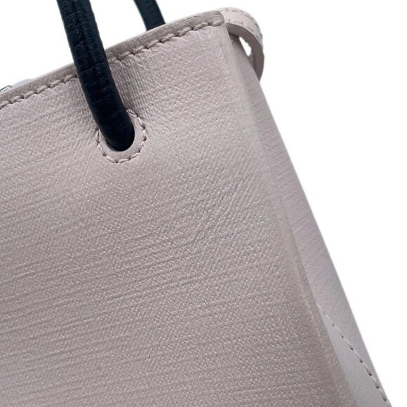 BALENCIAGA shopping phone holder bag Leather Light Pink 593826 - Picture 6 of 16